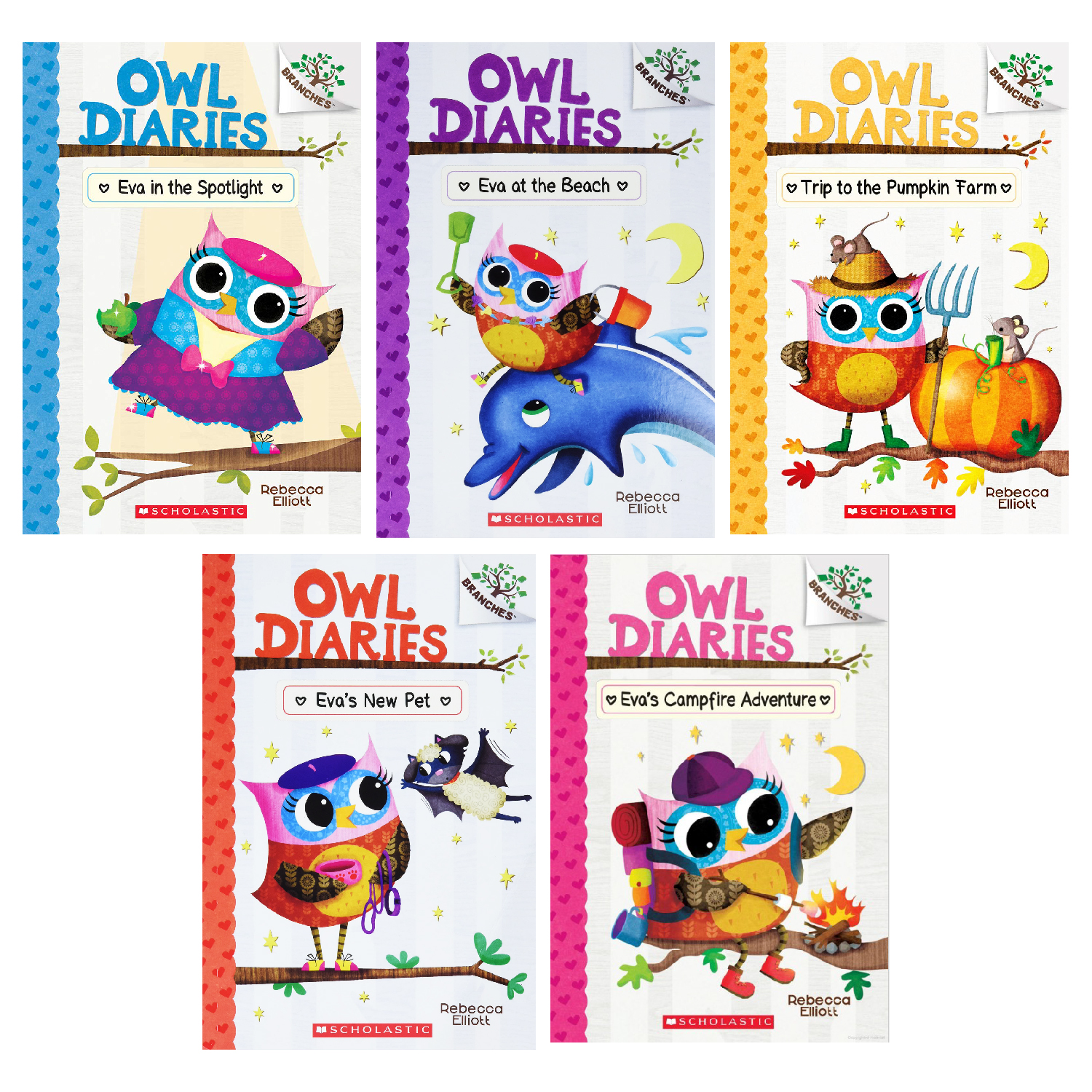 Owl Diaries 1-15 巻scholastic出版 レベッカエリオット - 洋書